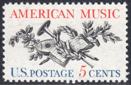 !a! USA Sc# 1252 MNH SINGLE (a1) - American Music - Nuovi