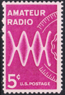 !a! USA Sc# 1260 MNH SINGLE (a1) - Amateur Radio - Unused Stamps