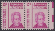 !a! USA Sc# 1286 MNH Horiz.PAIR W/ Right Margin - Andrew Jackson - Unused Stamps