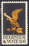 !a! USA Sc# 1344 MNH SINGLE (a1) - Register And Vote - Nuovi