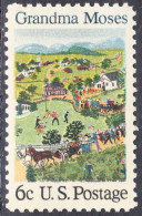 !a! USA Sc# 1370 MNH SINGLE (a1) - Grandma Moses - Ongebruikt