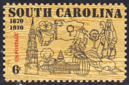 !a! USA Sc# 1407 MNH SINGLE (a1) - South Carolina - Unused Stamps