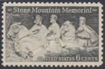 !a! USA Sc# 1408 MNH SINGLE (Gum Slightly Damaged) - Stone Mountain - Neufs