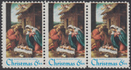 !a! USA Sc# 1414 MNH Horiz.STRIP(3) - Nativity - Unused Stamps
