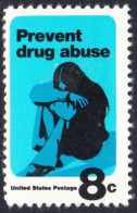 !a! USA Sc# 1438 MNH SINGLE - Prevent Drug Abuse - Unused Stamps