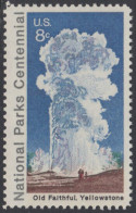 !a! USA Sc# 1453 MNH SINGLE - Old Faithful - Unused Stamps