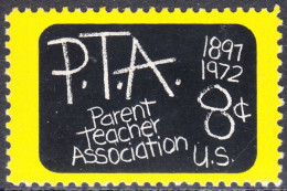 !a! USA Sc# 1463 MNH SINGLE - Parent Teacher - Unused Stamps