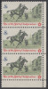 !a! USA Sc# 1478 MNH Vert.STRIP(3) From Lower Right Corner - Postrider - Neufs