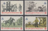 !a! USA Sc# 1476-1479 MNH Set Of 4 SINGLES - American Bicentennial - Ungebraucht