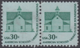 !a! USA Sc# 1606 MNH Horiz.PAIR - Morris Township School - Unused Stamps