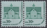 !a! USA Sc# 1606 MNH Horiz.PAIR - Morris Township School - Neufs