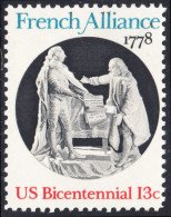 !a! USA Sc# 1753 MNH SINGLE - French Alliance - Ungebraucht