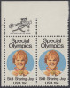 !a! USA Sc# 1788 MNH Horiz.PAIR From Upper Left Corner W/ ZIP - Special Olympics - Ungebraucht