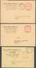 Lot De 5 Cartes Affr. Mécaniques Divers Dont Pub. Société Joseph SOUBRY à ROESELAERE Vers Wakken (1946-1950) - 2288 - Autres & Non Classés
