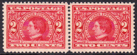 !a! USA Sc# 0370 MNH Horiz.PAIR -William H. Seward - Nuovi