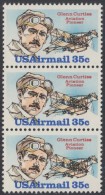 !a! USA Sc# C100 MNH Vert.STRIP(3) - Glenn Curtiss - 3b. 1961-... Ungebraucht