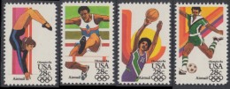 !a! USA Sc# C101-C104 MNH SET Of 4 SINGLES - Summer Olympics - 3b. 1961-... Nuevos