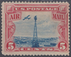 !a! USA Sc# C011 MH SINGLE - Beacon On Rocky Mountains - 1b. 1918-1940 Unused