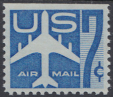 !a! USA Sc# C051a MNH SINGLE (Gum Slightly Damaged) - Silhouette Of Jet Airliner - 2b. 1941-1960 Nuevos