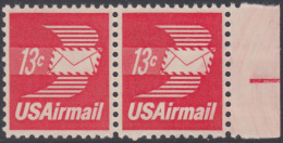 !a! USA Sc# C079 MNH Horiz.PAIR W/ Right Margin - Envelope - 3b. 1961-... Ungebraucht