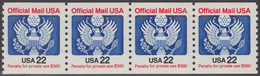 !a! USA Sc# O136 MNH Horiz.STRIP(4) - Great Seal - Oficial