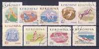 ROMANIA - 1959 Sport. Scott 1288-95, C72. Used - Used Stamps