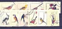 ROMANIA - 1959 Airmail - Birds. Scott C80-9. Used - Usati