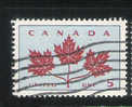 Canada 1964 Three Maple Leaf Emblem Used - Usados