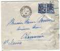 Maroc. Lettre Casablanca 10 7 1921. Double Port ( Mouchon X 2 ). - Other & Unclassified