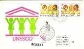 SAN MARINO 1976 FDC "VENETIA" 30° ANNIVERSARIO U.N.E.S.C.O. 1946-1976 VIAGGIATA - UNESCO