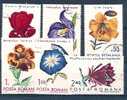 ROMANIA - 1971 Flowers. Scott 2249-54. Used - Used Stamps
