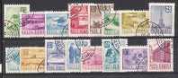 ROMANIA - 1971 Planes, Ships, Trains, Etc. Scott 2269-84. Used - Used Stamps