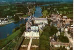 CARTE POSTALE DE SOLESMES - VUE GENERALE AERIENNE - L ABBAYE ST-PIERRE - Solesmes