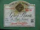 ETIQUETTE DE VIN GROS PLANT PAYS NANTAIS  CUVEE DE LA MEDAILLE  1979 - Rotwein