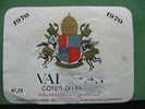 ETIQUETTE DE VIN  VALRAS CAVE LA GAILLARDE COTES DU RHONE   APPELLATION CONTROLEE   1970 - Côtes Du Rhône