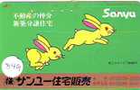 KONIJN Rabbit LAPIN Op Telefoonkaart (349) - Conejos