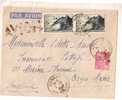 ALPES Mmes (06)  CANNES 1.2.1949 N°764 N°806     /ETATS-UNIS - 1927-1959 Storia Postale