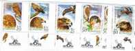 ROMANIA  2007 ,OISEAUX DE PROIE /birds Of Prey ,1X SET +TABS,MNH. - Unused Stamps