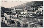 CPA 38 THEYS - Le Bourg Et Le Col Du Bariot - Theys