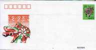 China,unused Pre-stamped Cover, Ox - Chinese New Year