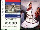 2 Diff Japan Highway Card Spanish Thematics, Flamenco And Cibeles Monument - Cultura