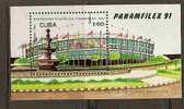 FLAGS - PHIL EXPO "PANAMFILEX 91" - CUBA - SOUVENIR SHEET MINT (NH) Yvert # 125 - Stamps