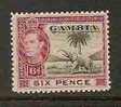 FAUNA - ELEPHANTS - GAMBIA - GEORGE VI - 1938 - Yvert # 130 - Scott # 137 - MINT (H) - Olifanten