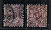 PA77 - WURTTEMBERG 1916,  Il N. 61 + 61a Usati - Afgestempeld