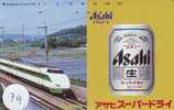 Télécarte BIER (79) BEER - BIERE - CERVEZA TREIN Japon - Levensmiddelen