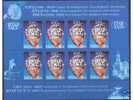 2004 RUSSIA  ITAR-TASS NEWS-M.S. OF 8V - Blocs & Feuillets