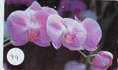 Télécarte ORCHID (99) Orchidée Orquídea Orchidee Japon Japan Phonecard - Fleurs