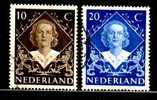 Ned 1948 Inhuldiging Zegels Used 506-507 #406 - Gebruikt