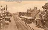 UCCLE -  CALEVOET  :  LA  QUAI  ET INTERIEUR  DE  LA  GARE    ( WAGON ) - Uccle - Ukkel