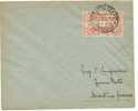 279)lettera Fermo Posta Con 2x25c.pacchi Postali Da Trento A Martina Franca Il 2-3-1945 - Marcophilia